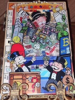 New! A5 Size Monopoly Arcade Pinball Game Board Shaker Notebook With Paper